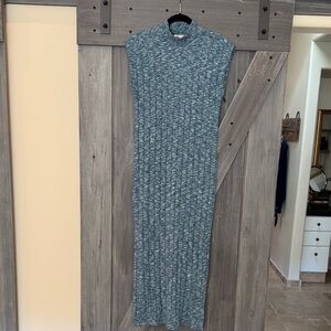 Teal Sleeveless XS Knit Dress